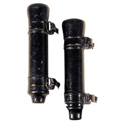 NOS carriage buggy whip holders (2), ...