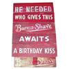 Image 1 : Burma Shave slogan boards (6), Fair t...