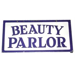 Beauty Parlor double-sided porcelain ...