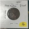 Image 2 : 1861 Nova Scotia Half Cent