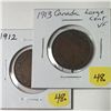 Image 1 : 1912 & 1913 Canada Large Cents