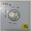 Image 2 : 1890H Canada Five Cent - Silver