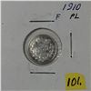 Image 2 : 1910 Canada Five Cent - Pointed Leaves - Silver