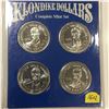 Image 4 : 1982 - 4 Coin Klondike Dollars - Mint Set