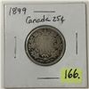 Image 1 : 1899 Canada Twenty-five Cent - Silver