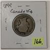 Image 2 : 1899 Canada Twenty-five Cent - Silver