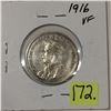 Image 2 : 1916 Canada Twenty-five Cent - Silver
