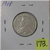 Image 2 : 1918 Canada Twenty-five Cent - Silver