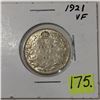 Image 1 : 1921 Canada Twenty-five Cent - Silver