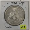 Image 2 : 1920 Mexico Peso - .72 Silver