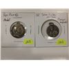 Image 1 : 2 Religious Medals - Pope Pius XII & St. Thomas Moore Prayer Medal
