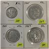 Image 2 : Framce WWII Coins - 1943 - 1 Fr, 1945 - 2 Fr., 1945 - 5 Fr. & 1947 - 5 Fr.