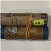 Image 1 : 2 Rolls of Canada Five Cents - WWII 1945 & 2005 to 1945 Commemorative