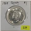 Image 2 : 1939 Canada Silver Dollar
