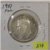 Image 2 : 1951 FWL Canada Silver Dollar