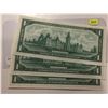 Image 2 : 4 - 1867 to 1967 Bk of Canada One Dollar Bills - New - Uncirc.