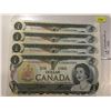 Image 4 : 15 - 1973 One Dollar Bills - Crow/Bouey - Consecutive - Ser.# ECR6462381 to ECR6462395 - Uncirc.