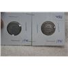 Image 1 : Nfld Ten Cent Coins - 1941 (2) - Silver