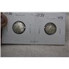 Image 1 : Canada Ten Cent Coins - 1938 (2) - Silver