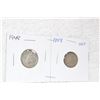 Image 1 : Canada Ten Cent Coins - 1948 (2) - Silver