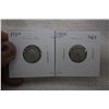 Image 1 : Canada Ten Cent Coins - 1950 (2) - Silver