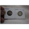 Image 1 : Canada Twenty-five Cent Coins (2) 1872 & 1902 - Silver