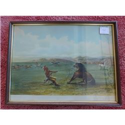Framed George Catlin Print