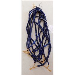 7 Strands Cobalt Blue Trade Beads