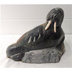 Eskimo Steatite Walrus