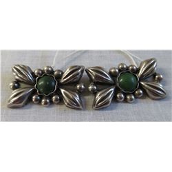 2 Mexican Matching Sterling Silver Pins