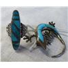 Image 1 : Sterling Silver & Turquoise Ring & Pin