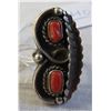 Image 2 : 2 Sterling Silver & Coral Rings