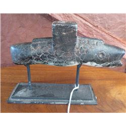 Effigy Fish Pipe w/Stand