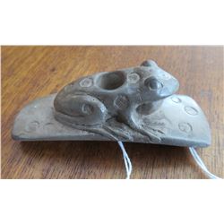 Frog Effigy Pipe