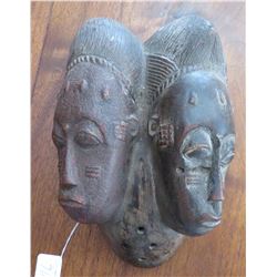 Baule Wood Double Mask