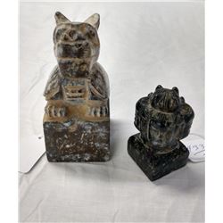 2 Chinese Jade Stamps or Seals