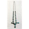 Image 1 : Navajo Sterling & Turquoise Necklace