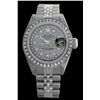 Image 3 : Rolex Men's Stainless Steel, QuickSet, Diamond Dial & Diamond Bezel - REF-474A5N