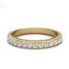 Image 2 : 2.50 CTW VS/SI Diamond Art Deco Eternity Mens Band Size 10 18K Yellow Gold - REF-200M2F - 37210