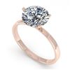 2.01 CTW Certified VS/SI Diamond Engagement Ring 18K Rose Gold - REF-940X5T - 32246