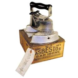 NOS Asbestos Sad Iron set-The Dover M...