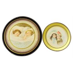 Flue covers (2): children sleeping, m...