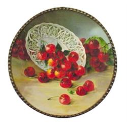 Flue cover, bowl of cherries, very co...