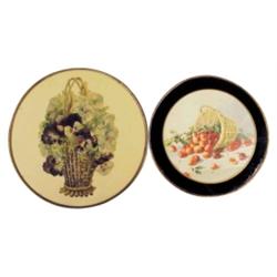 Flue covers (2): embossed die cut wic...