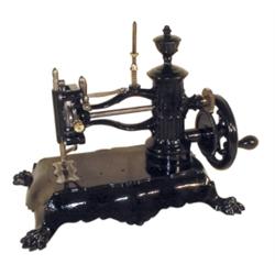 CI sewing machine, pillar & globe, re...