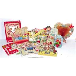 Valentines, approx. 25, 1900-1950's, ...