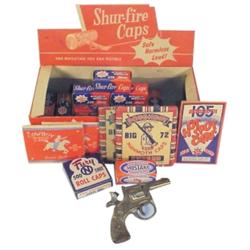 Toy cap gun, marked S on one side, W ...