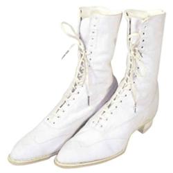 NOS Women's hightop vintage shoes, wh...