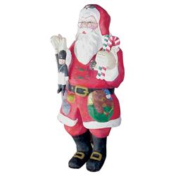 Paper-mache Santa Claus, nicely detai...