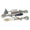 Image 1 : Ice cream dippers (4): 1 pre-1900's c...